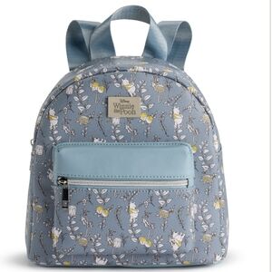 Disney Blue Winnie the Pooh Floral BackpackWinnie